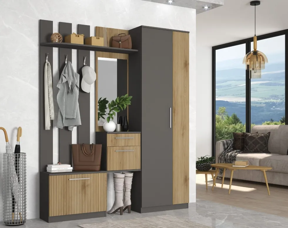 Mobile ingresso moderno con specchio IG3
