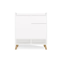 Mobile ingresso moderno 80x95 cm con vani a giorno in bianco opaco MIT19