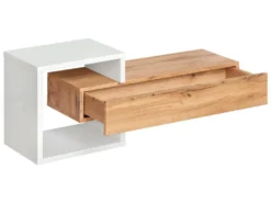 Mobile ingresso sospeso bianco e rovere IP2