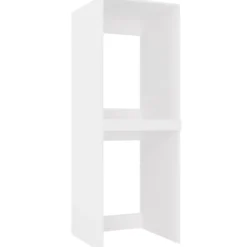 Mobile lavatrice e asciugatrice 64x180 cm bianco opaco MLT3