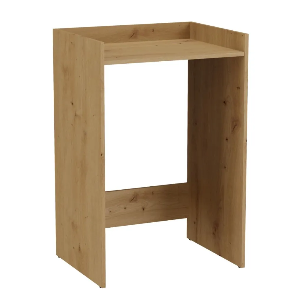 Mobile lavatrice 64x97,5 cm con ripiano rovere MLT1