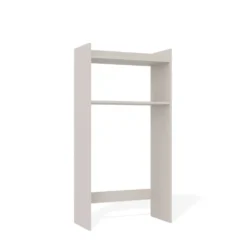 Mobile lavatrice 64x126 cm con 2 ripiani cashmere MLT6