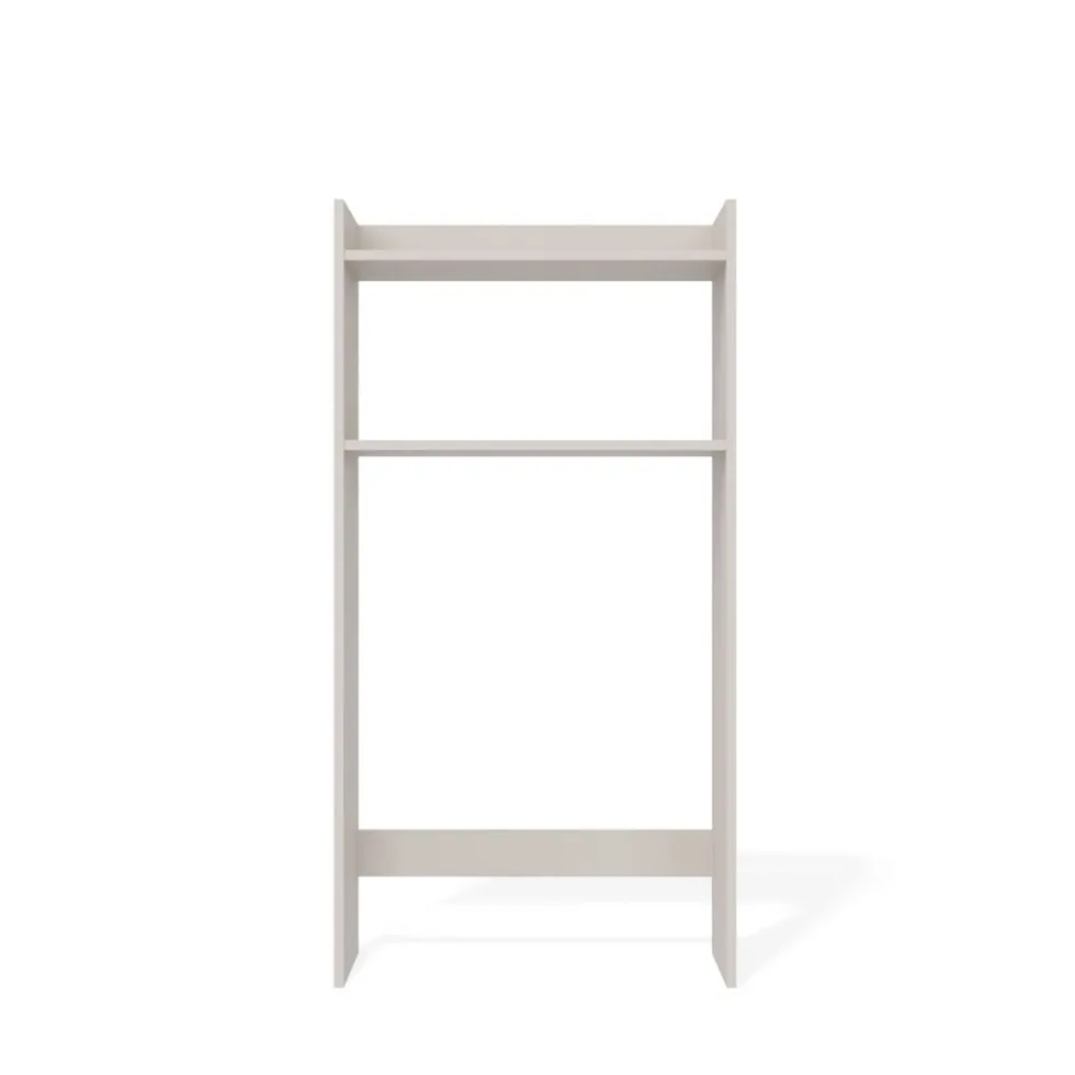 Mobile lavatrice 64x126 cm con 2 ripiani cashmere MLT6
