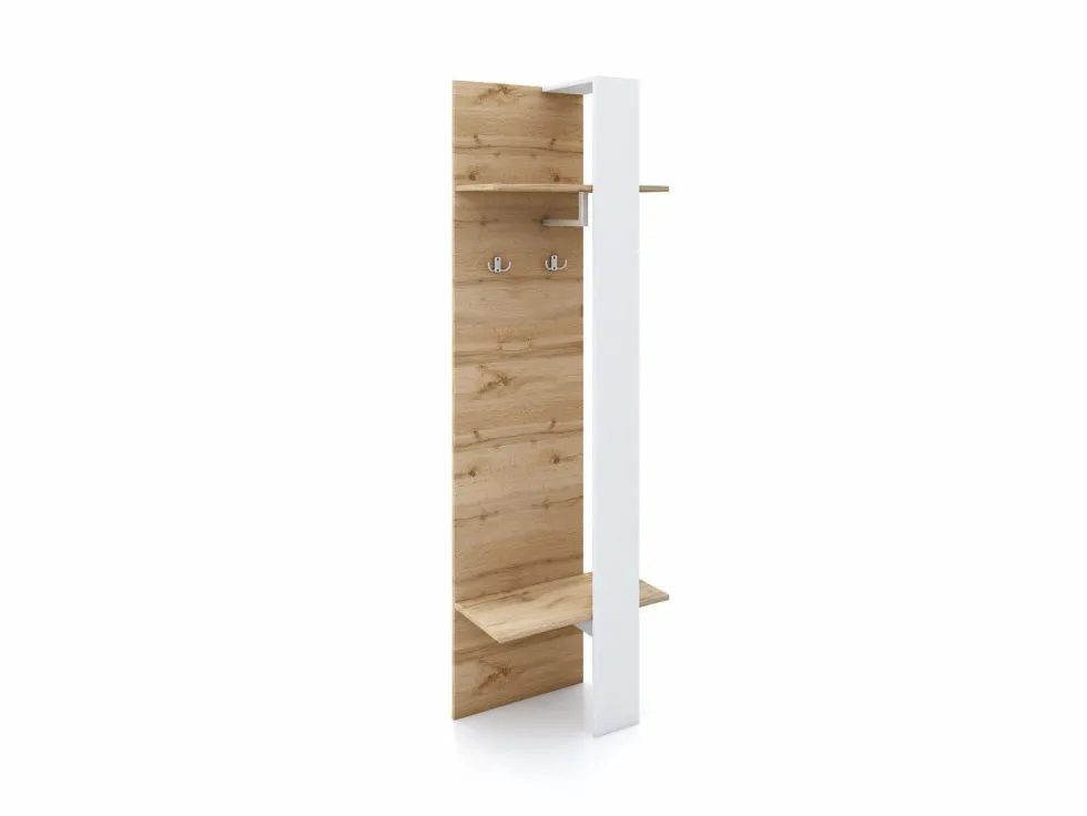 Mobile per ingresso classico rovere e bianco AA4029