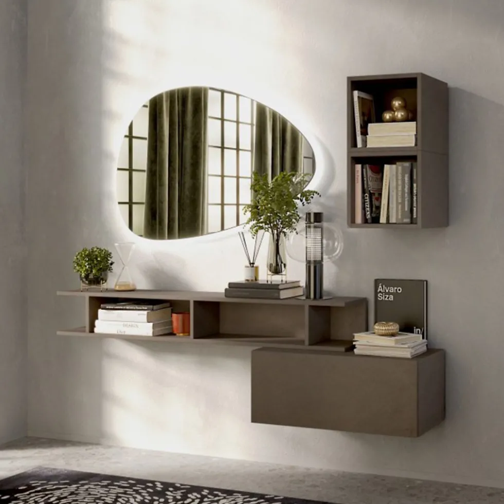 Mobile per ingresso sospeso 150x160 cm bronzo IL7