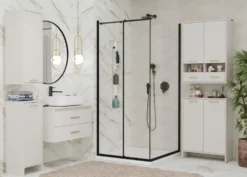 Mobile portabiancheria 35x90 cm con anta a ribalta beige MBT4