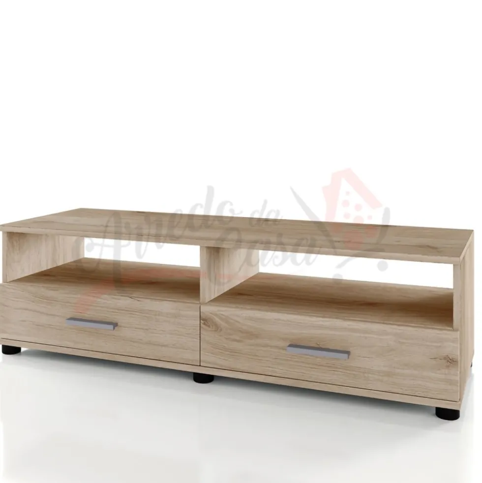 Mobile porta Tv con 2 cassetti rovere PTI6233