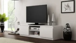 Mobile porta tv moderno 140 cm bianco PTVT2