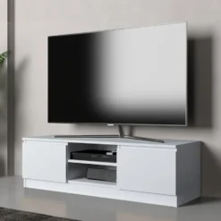 Mobile porta tv moderno 120 cm bianco PTVT1