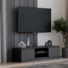 Mobile porta tv moderno 140 cm nero PTVT2