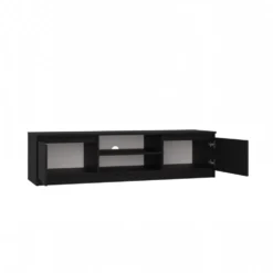 Mobile porta tv moderno 140 cm nero PTVT2