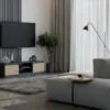 Mobile porta tv moderno 140 cm rovere e antracite PTVT2
