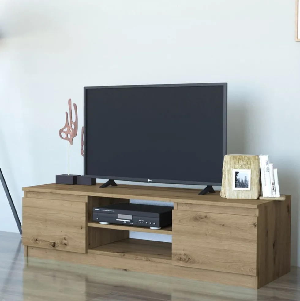 Mobile porta tv moderno 120 cm rovere PTVT1