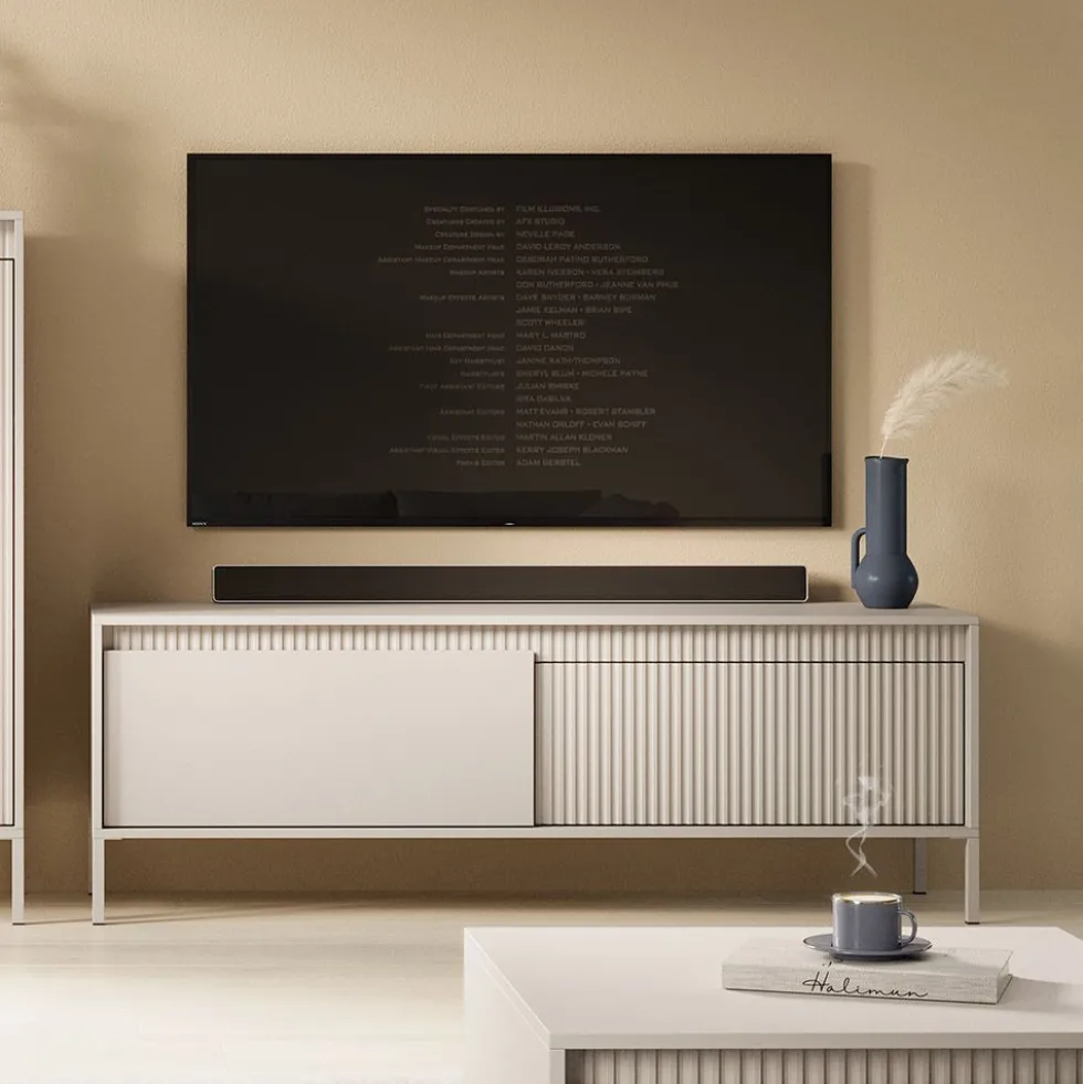 Mobile porta tv moderno 187x53cm beige PTVLK25