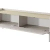 Mobile porta tv moderno 153X50cm beige e rovere chiaro PTVLK12