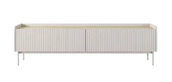 Mobile porta tv moderno 181X50cm beige e rovere chiaro PTVLK13