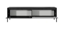 Mobile porta tv moderno 187x53cm nero PTVLK25