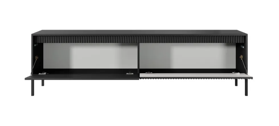 Mobile porta tv moderno 187x53cm nero PTVLK25