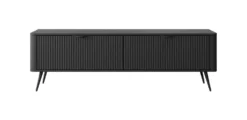 Mobile porta tv moderno 163X51cm nero PTVLK11