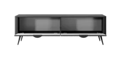 Mobile porta tv moderno 163X51cm nero PTVLK11