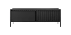 Mobile porta tv moderno 153x53cm nero PTVLK24