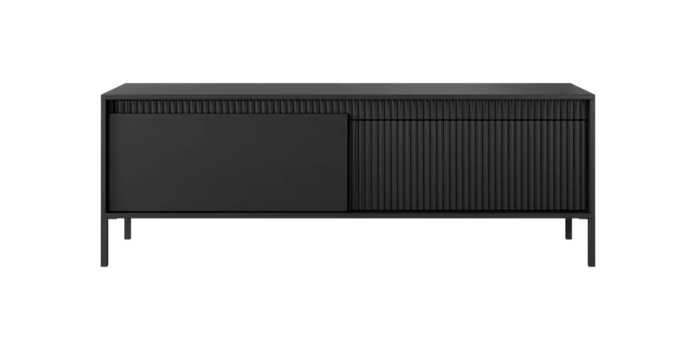 Mobile porta tv moderno 153x53cm nero PTVLK24