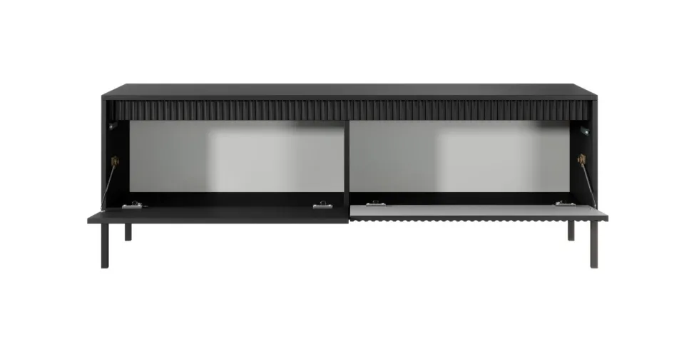Mobile porta tv moderno 153x53cm nero PTVLK24