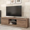 Mobile porta tv moderno 180x50 marrone e antracite PTG5