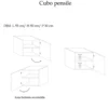 Mobile porta tv 280x190 cm grigio e piombo PTL31