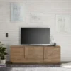 Mobile porta TV 181x63 moderno con tre ante battenti rovere PTL11