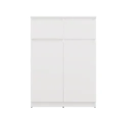 Mobile soggiorno multiuso 70x97 cm con ante e cassetti bianco opaco MMT5
