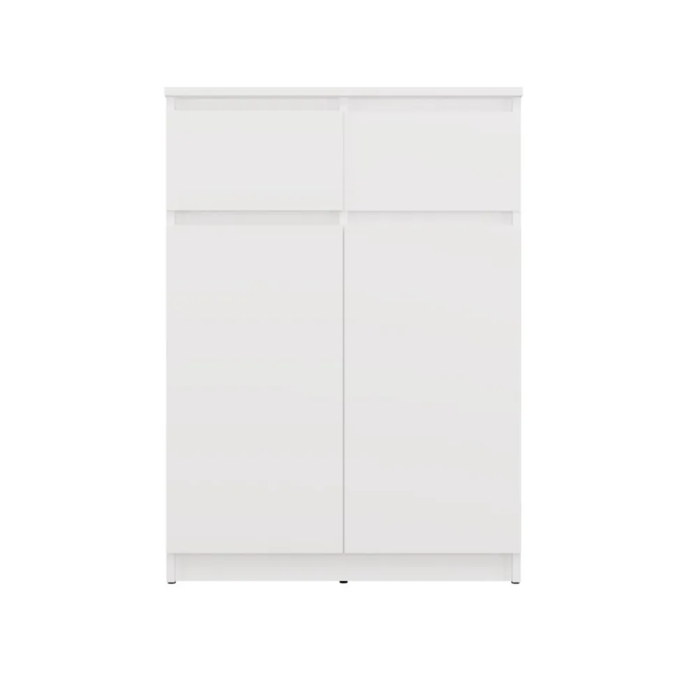 Mobile soggiorno multiuso 70x97 cm con ante e cassetti bianco opaco MMT5