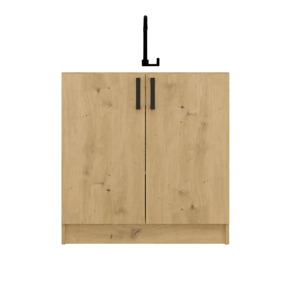 Mobiletto cucina salvaspazio 80x82 cm rovere MCT1