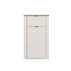 Mobiletto da bagno sospeso 48x83 cm con 2 ante rovere MBT8
