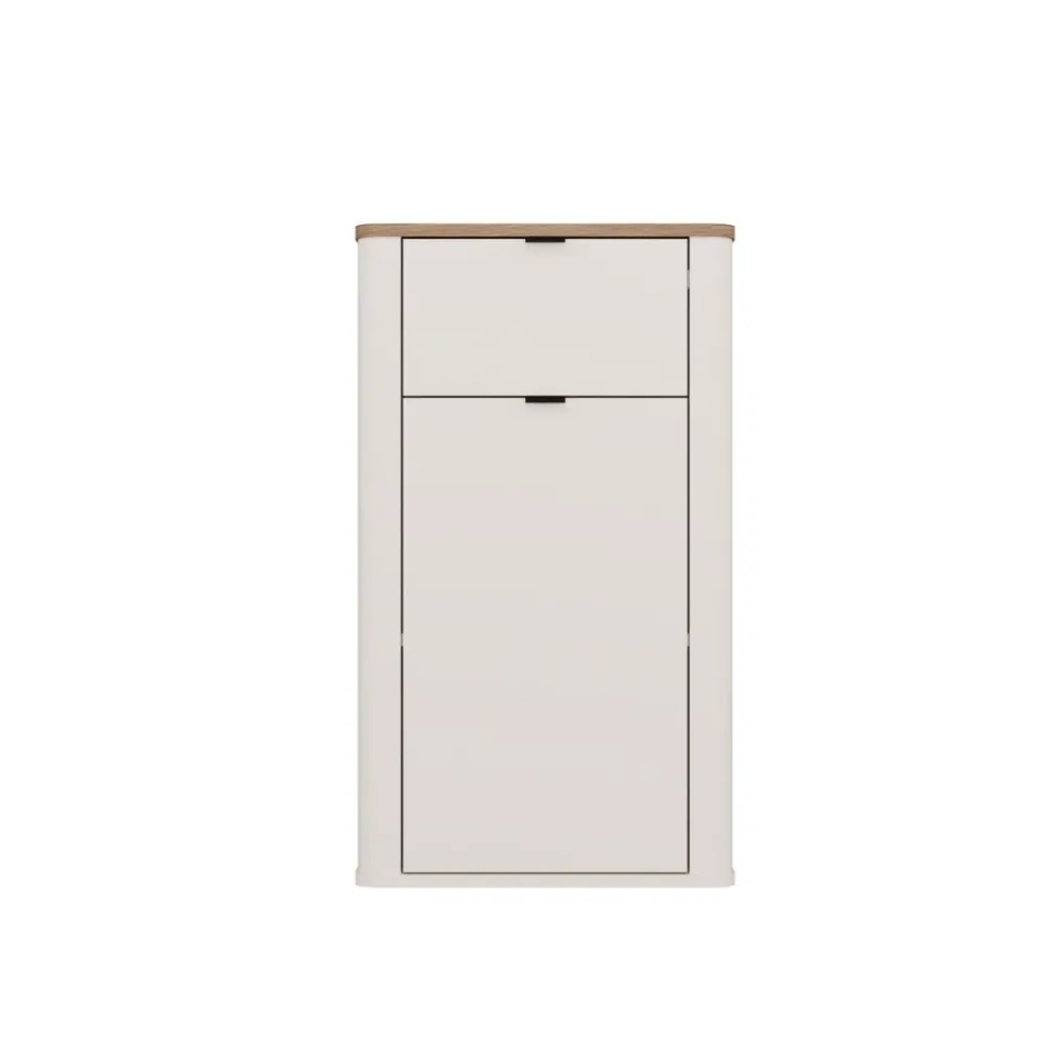 Mobiletto da bagno sospeso 48x83 cm con 2 ante rovere MBT8