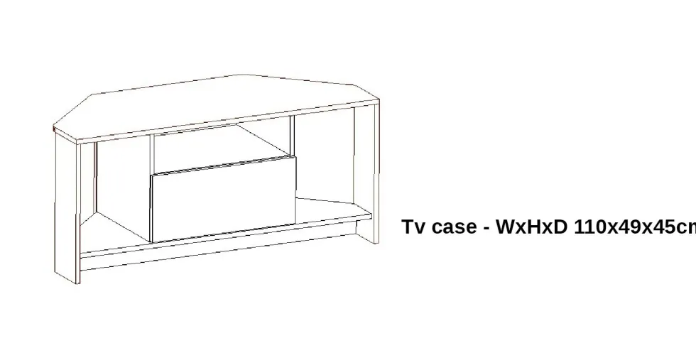 Mobile tv angolare PTG3
