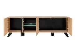 Mobile TV moderno con stampa a strisce 160x52 PTVP16
