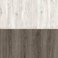 Parete attrezzata angolare rovere e bianco SU18