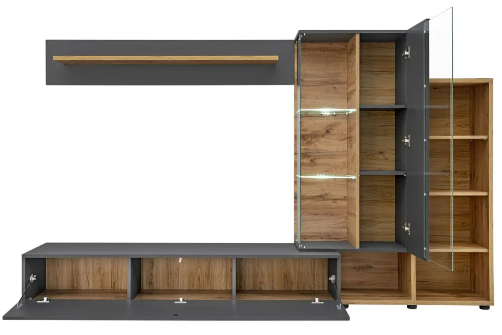 Parete attrezzata con illuminazione LED 240x145 PAP147