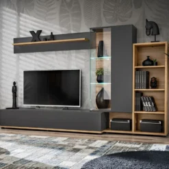 Parete attrezzata con illuminazione LED 240x145 PAP147