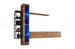 Parete attrezzata con led moderna PAP79