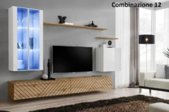Parete attrezzata con led PAP56