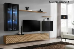 Parete attrezzata con led PAP56