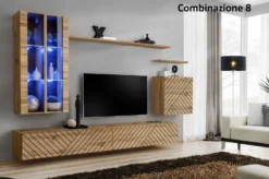 Parete attrezzata con led PAP56