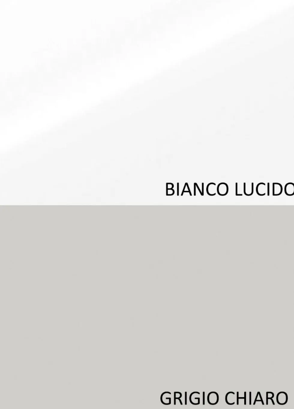 Parete attrezzata elegante 336x210 cm bianco lucido e grigio chiaro PAL40