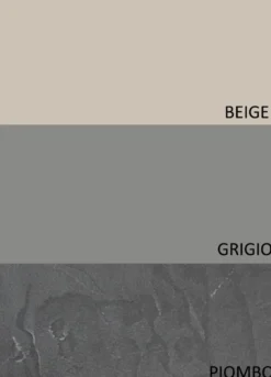 Parete attrezzata elegante 360x195 cm grigio, beige, piombo PAL58