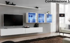 Parete attrezzata moderna con vetrina PAP61