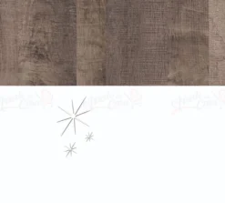 Parete attrezzata moderna con vetrinetta in rovere antico e bianco lucido SG28