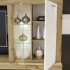Parete attrezzata moderna rovere e bianco PAI6032
