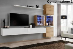 Parete attrezzata per tv sospesa PAP63